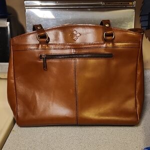 Patricia Nash Tan Leather Poppy Tote